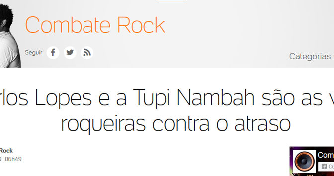 A revista TUPINAMBAH no COMBATE ROCK